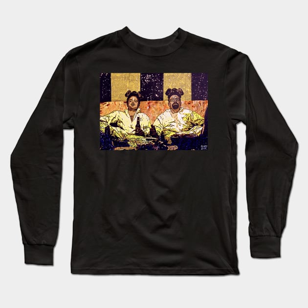 Another Day At The Office Long Sleeve T-Shirt by Bobby Zeik Art